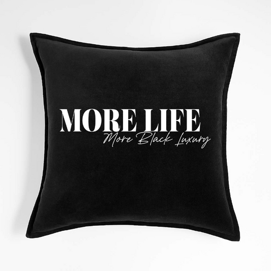 Black Luxury Pillow