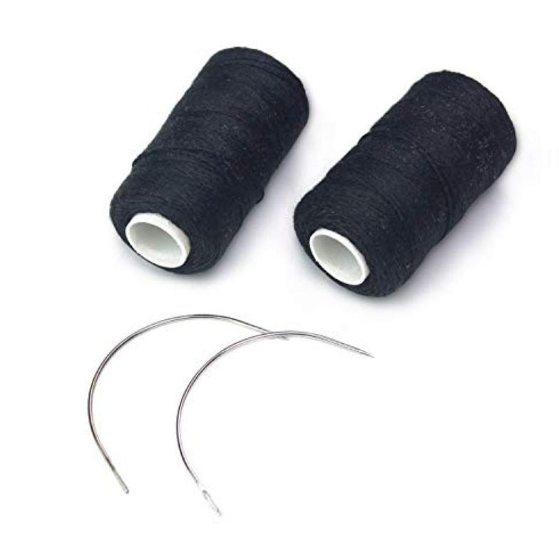 Black Sew In Thread & Needle